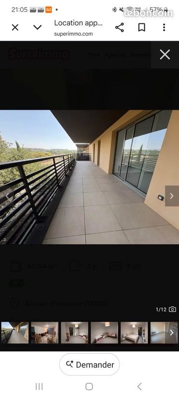 Appartement à louer, 68m², Aix-en-Provence