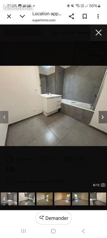 Appartement à louer, 68m², Aix-en-Provence