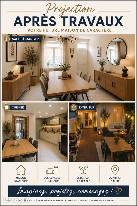 Maison à vendre, 80m², Douai