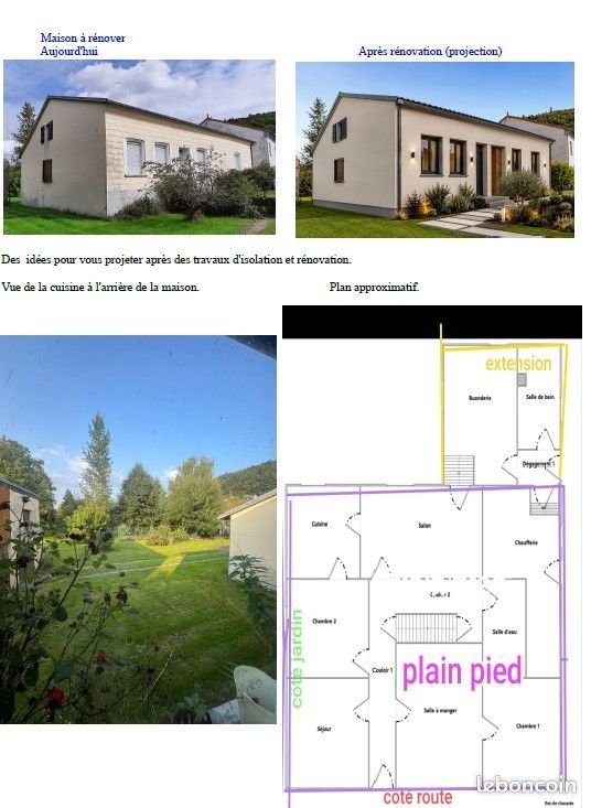 Maison à vendre, 132m², Falck