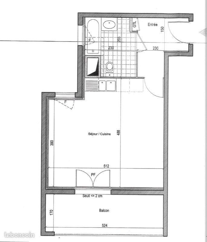 Appartement à louer, 34m², Meyzieu