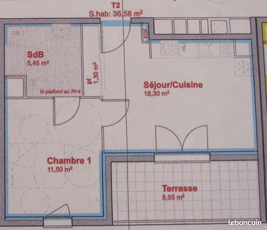 Appartement à louer, 37m², La Seyne-sur-Mer