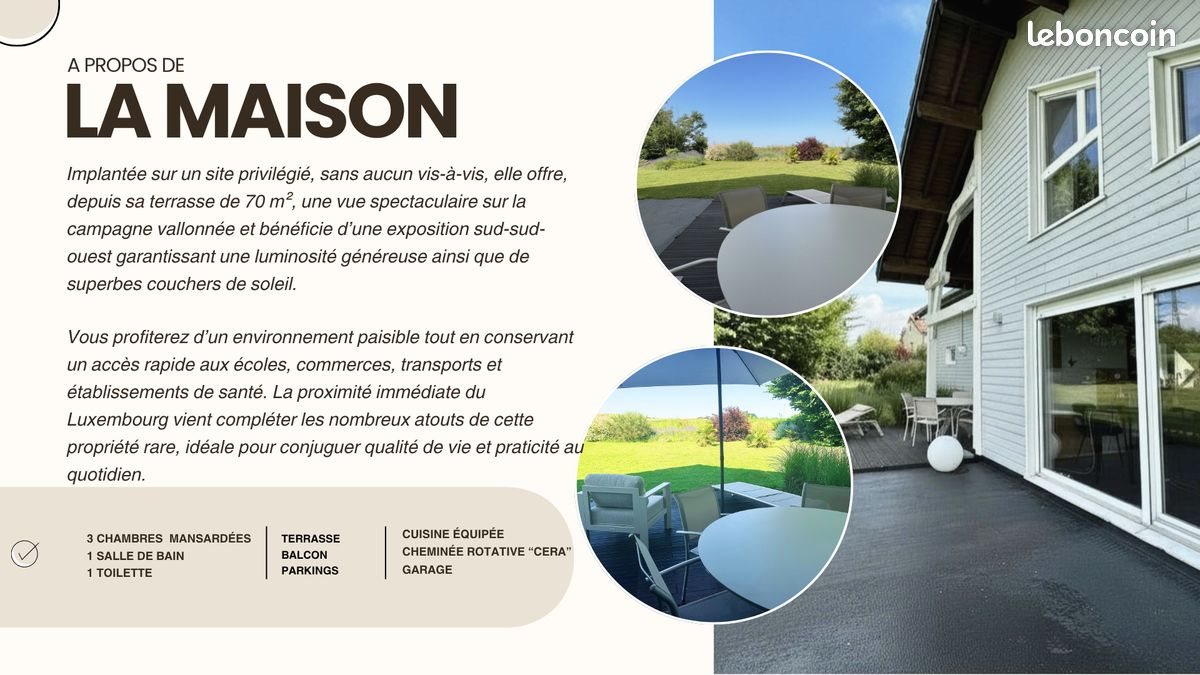 Maison à vendre, 135m², Chenières