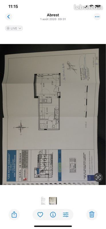 Appartement à vendre, 28m², Clermont-Ferrand