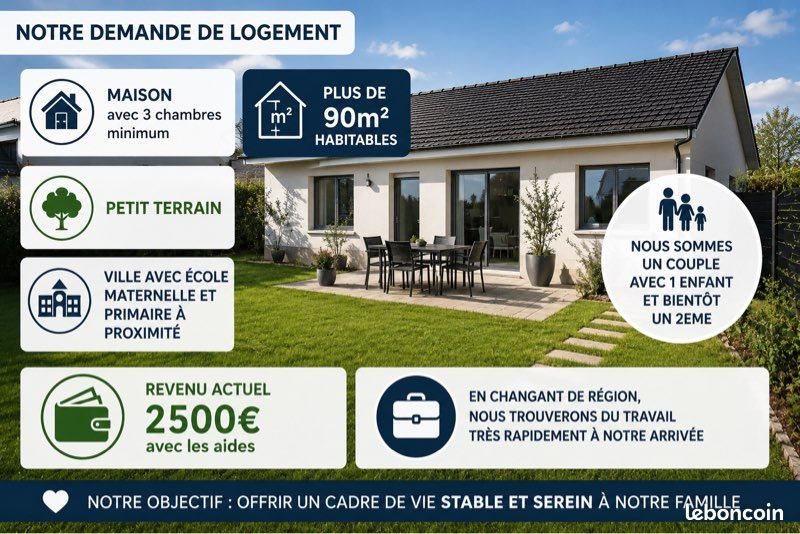 Maison à louer, 90m², Blois