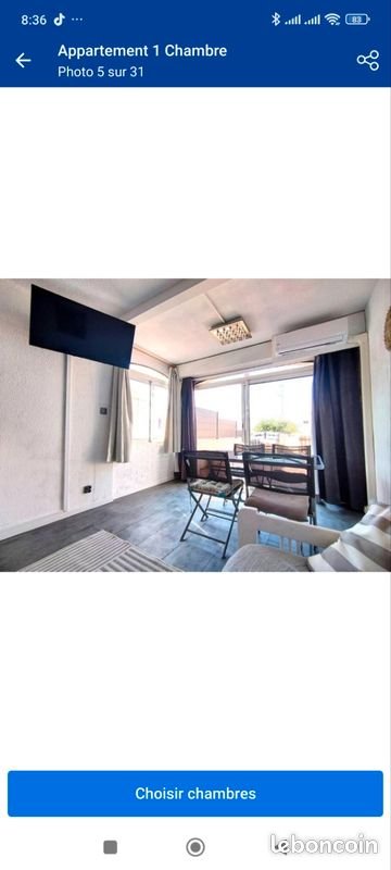 Appartement à louer, 26m², Grau d'Agde