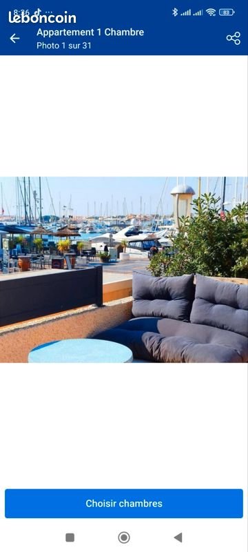 Appartement à louer, 26m², Grau d'Agde
