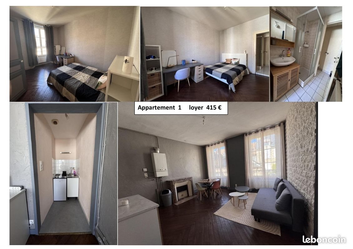 Appartement à louer, 30m², Alençon