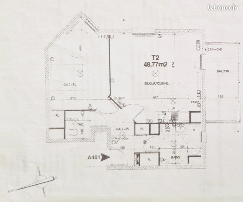 Appartement à vendre, 49m², Besançon