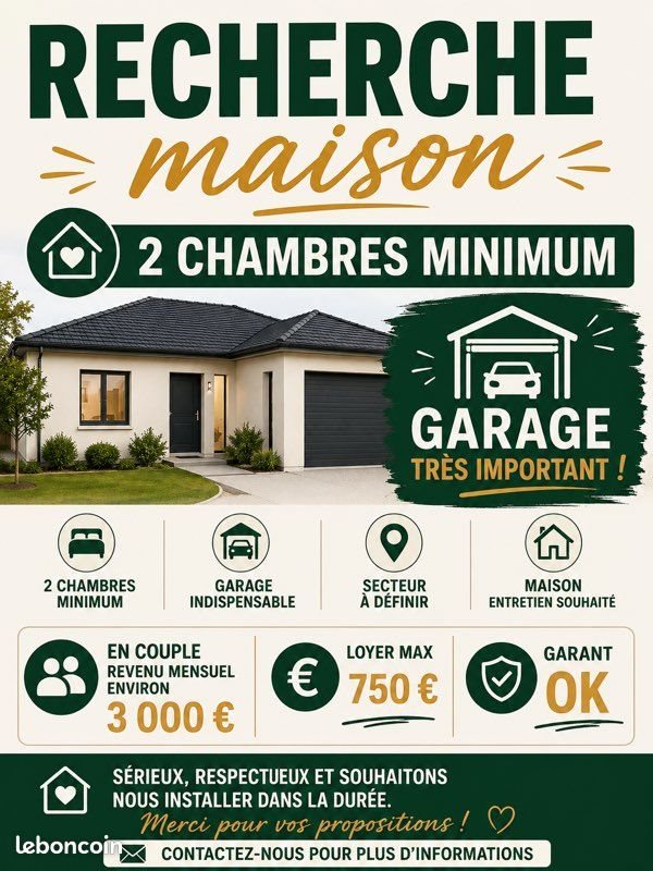 Maison à louer, 100m², Beuvry-la-Forêt