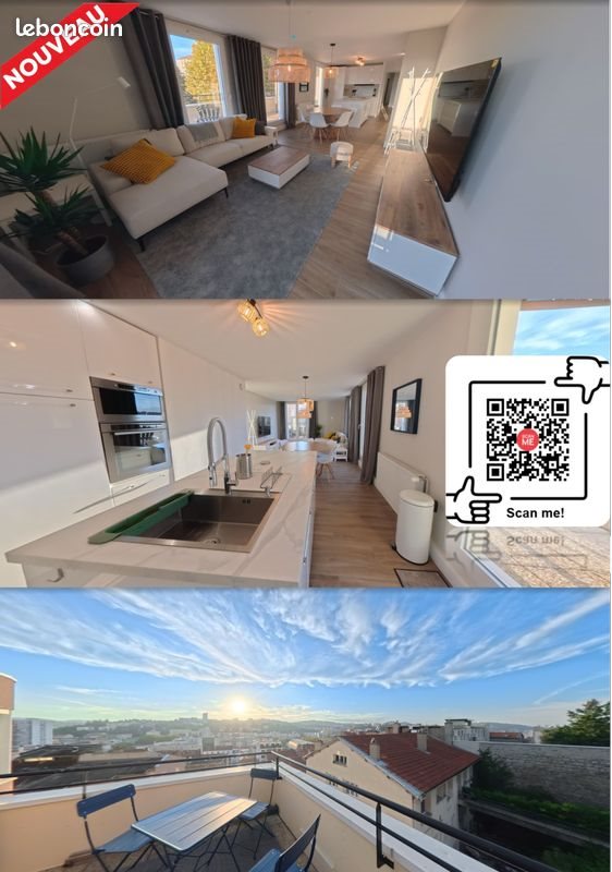 Appartement à louer, 89m², Saint-Étienne