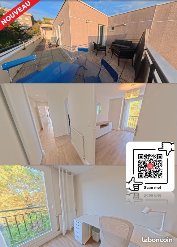 Appartement à louer, 89m², Saint-Étienne