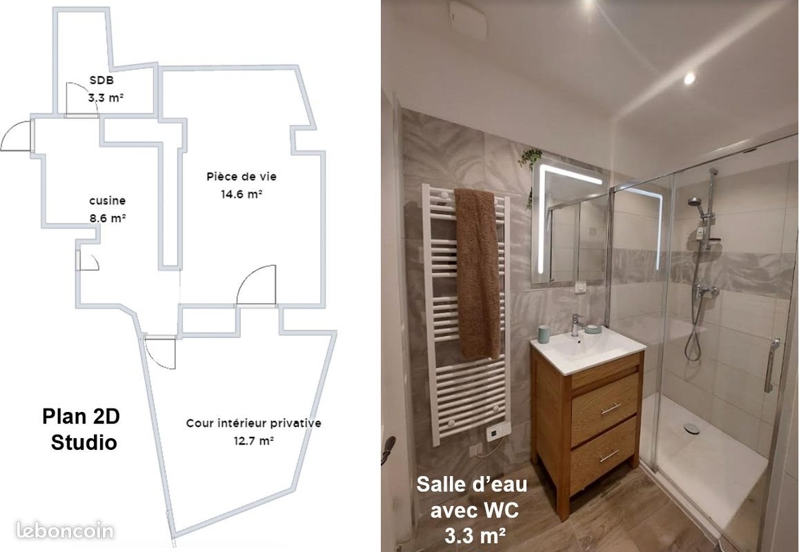 Appartement à louer, 25m², Brignoles