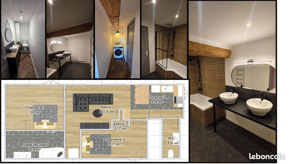 Appartement à louer, 67m², Cournon-d'Auvergne