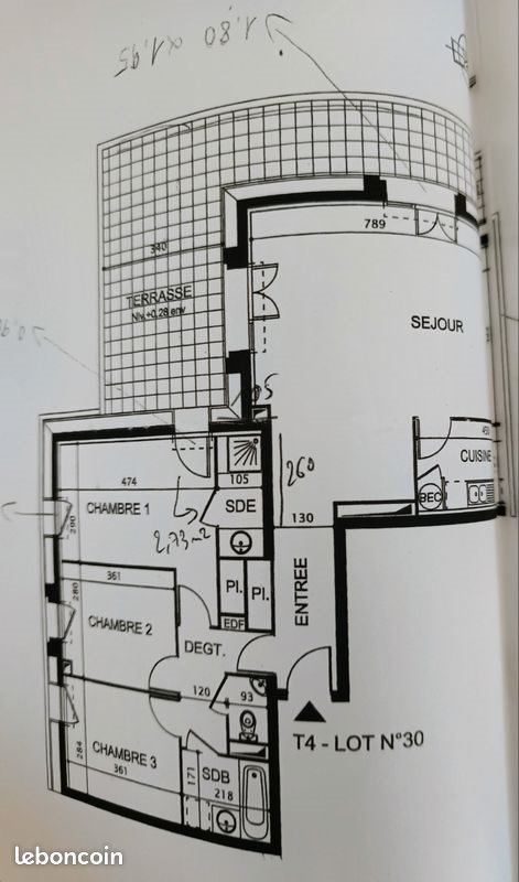 Appartement à vendre, 104m², Orléans