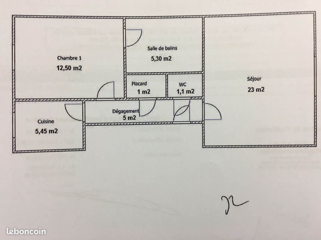 Appartement à louer, 50m², Caen