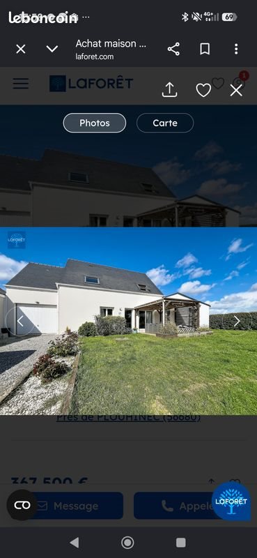 Maison à vendre, 120m², Plouhinec