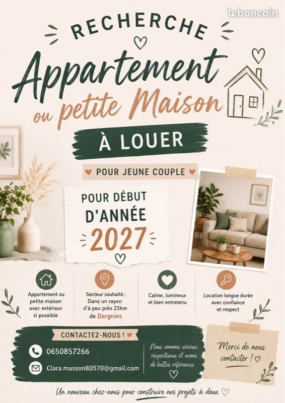 Maison à louer, 40m², Beauchamps