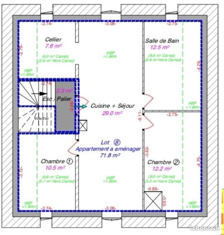 Appartement à louer, 72m², Le Cheylard