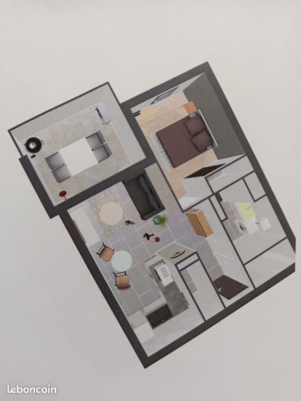 Appartement à louer, 39m², Albi