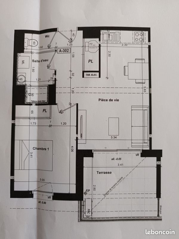 Appartement à louer, 39m², Albi