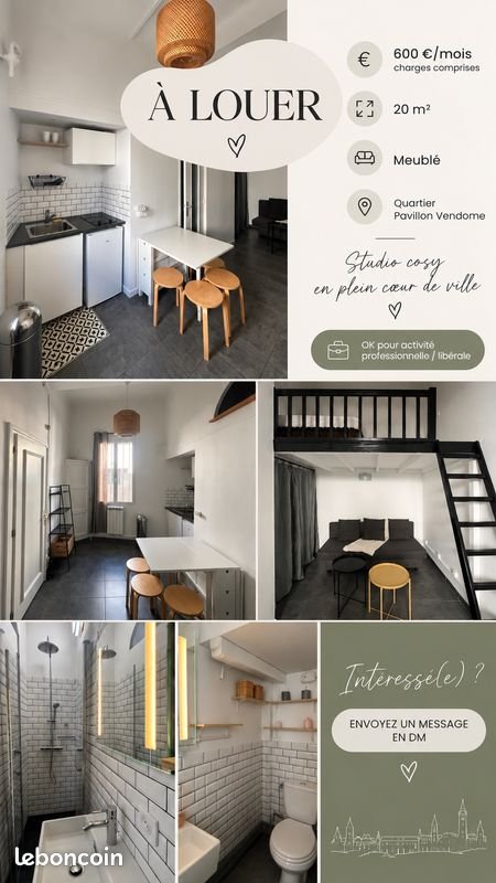 Appartement à louer, 20m², Aix-en-Provence
