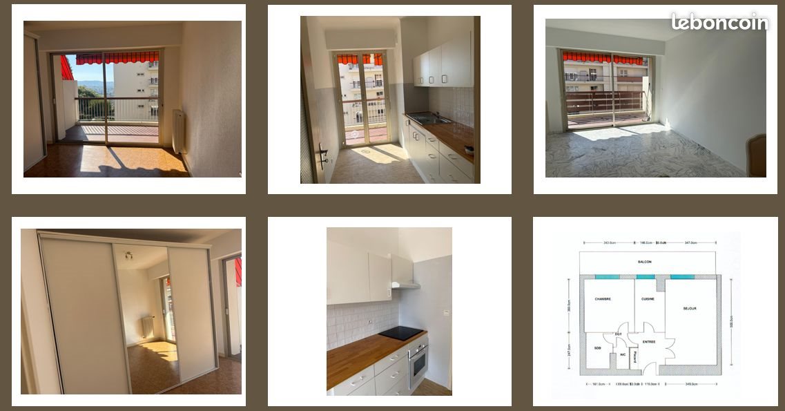 Appartement à vendre, 53m², Nice