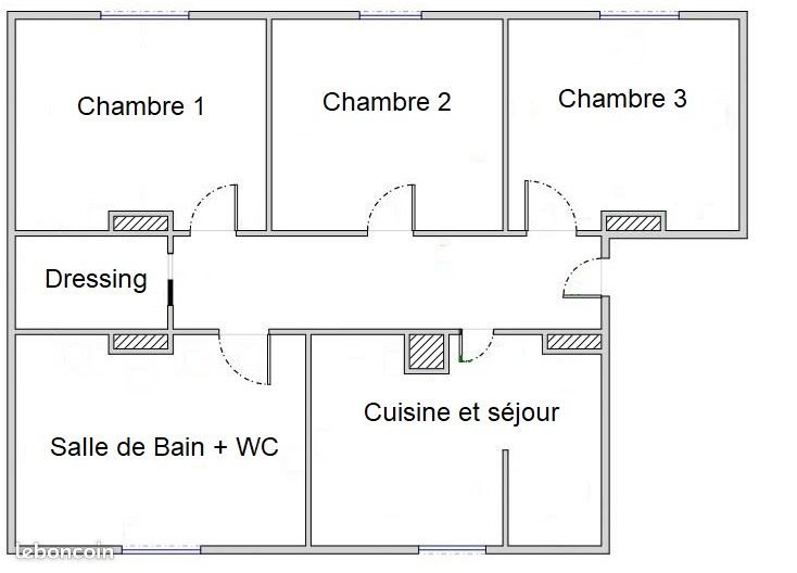 Appartement à louer, 65m², Sarreguemines