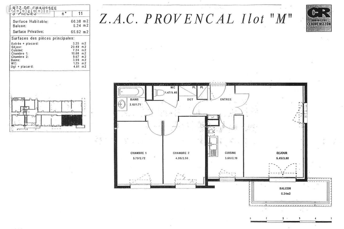 Appartement à vendre, 60m², Nancy