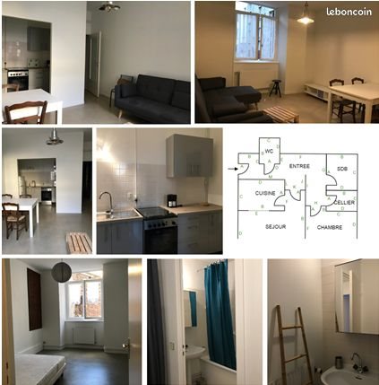 Appartement à louer, 47m², Grenoble