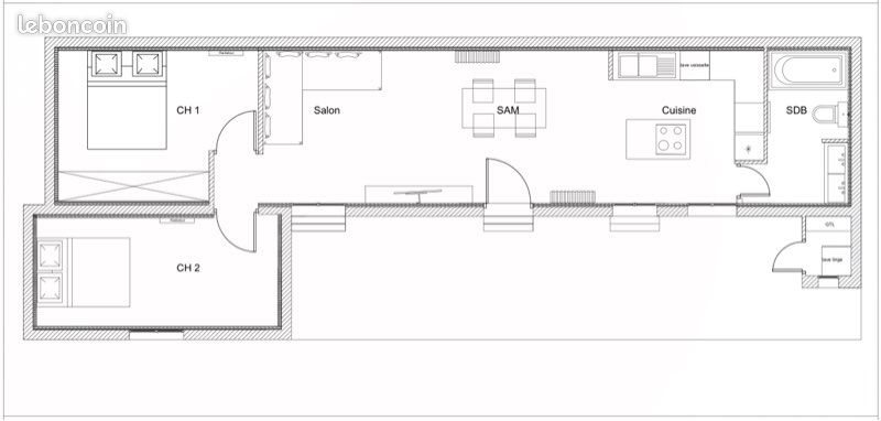 Maison à louer, 71m², Montgeron
