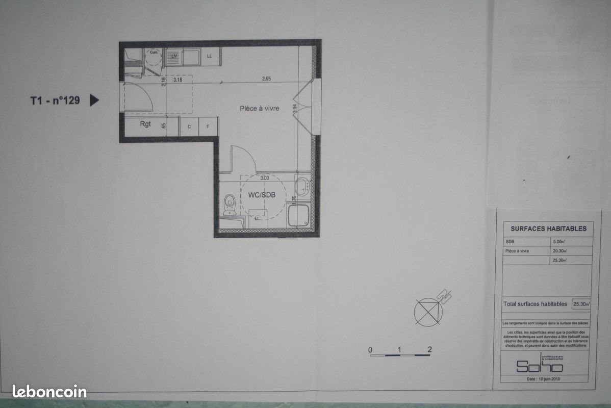 Appartement à vendre, 25m², Corbas