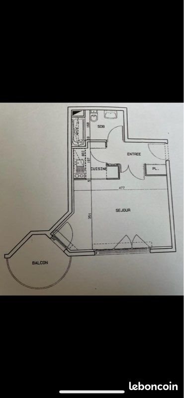 Appartement à louer, 31m², Bois-Colombes