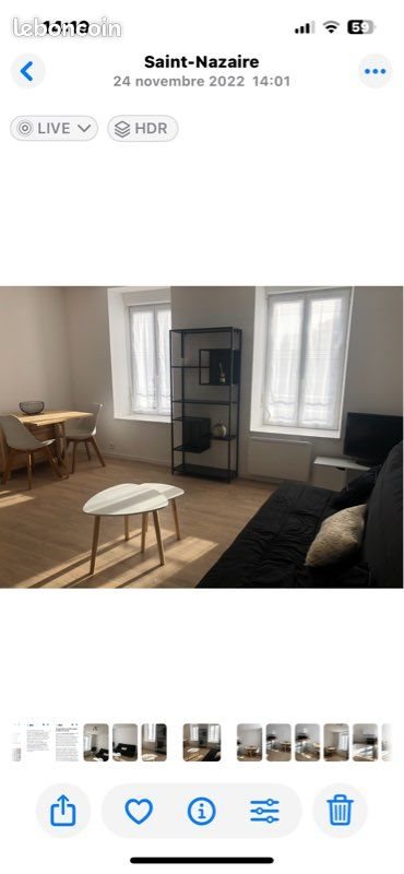Appartement à louer, 24m², Saint-Nazaire