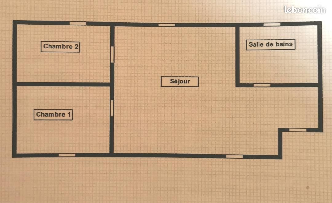 Appartement à louer, 46m², Flers