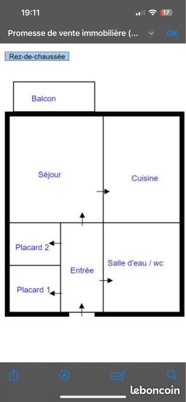 Appartement à louer, 29m², Troyes