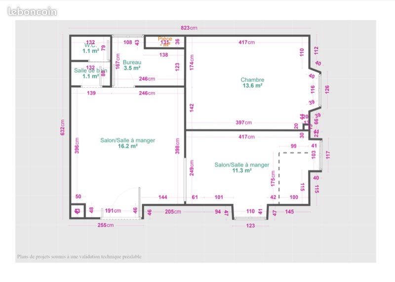 Appartement à vendre, 47m², Besançon