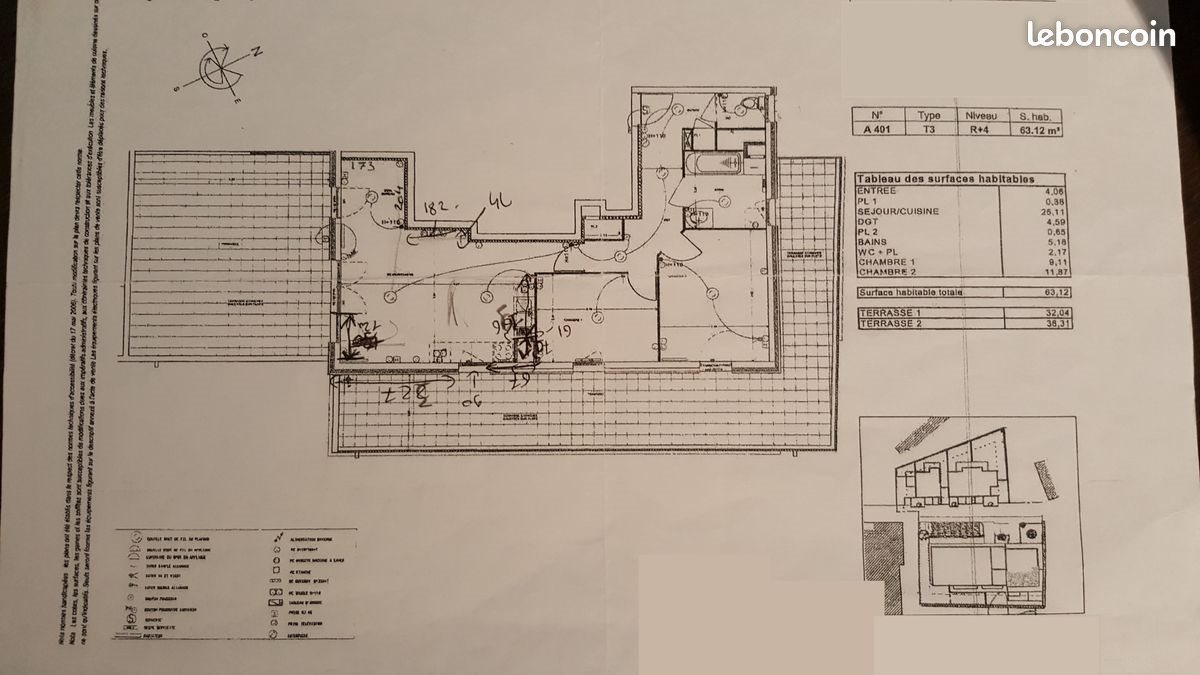 Appartement à louer, 63m², Grenoble