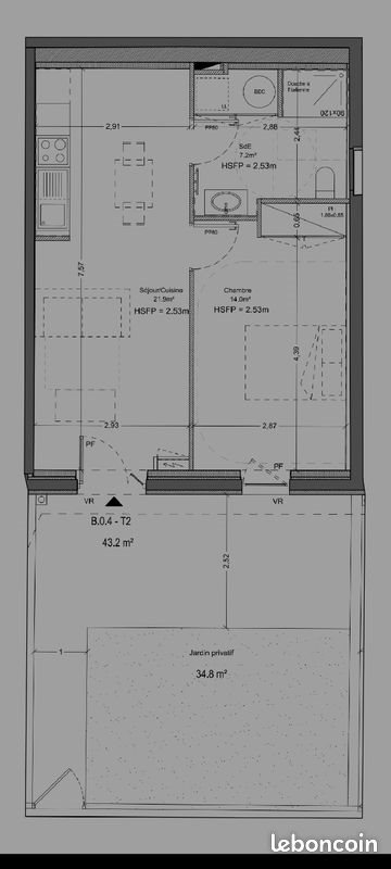 Appartement à louer, 42m², Trouville-sur-Mer