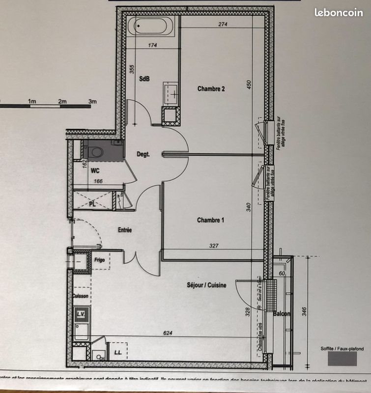 Appartement à louer, 61m², Fontaine-lès-Dijon