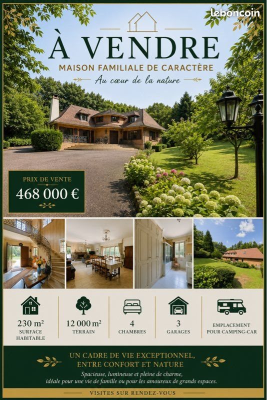Maison à vendre, 223m², Beaurainville