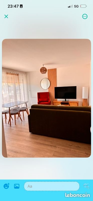 Appartement à louer, 47m², Cucq