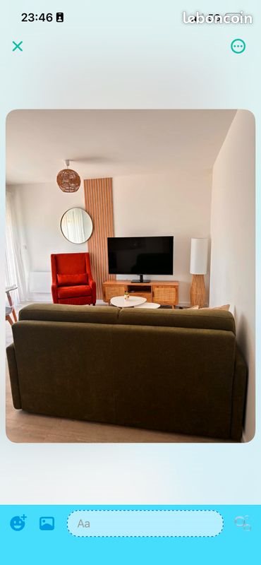 Appartement à louer, 47m², Cucq
