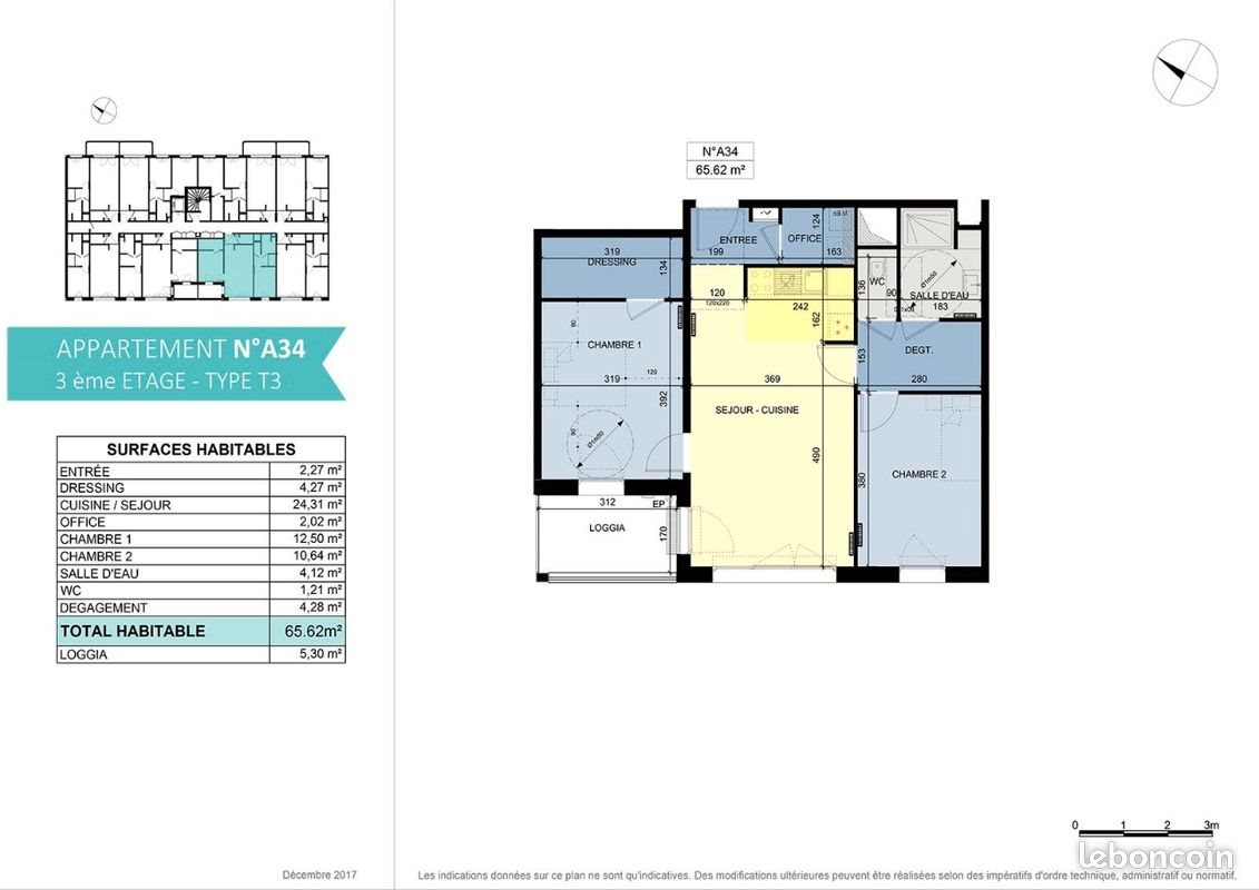 Appartement à louer, 65m², Nancy