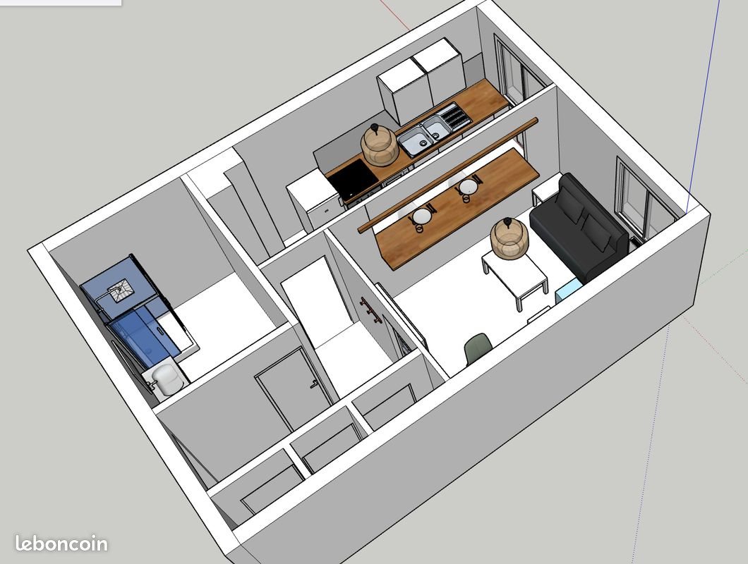 Appartement à louer, 30m², Le Mans