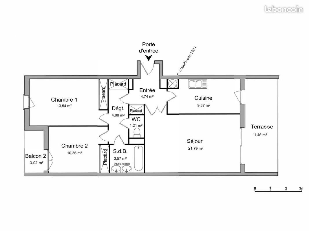 Appartement à vendre, 69m², Aix-en-Provence