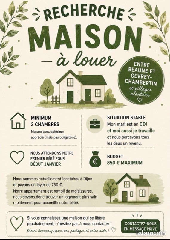 Maison à louer, 70m², Nuits-Saint-Georges