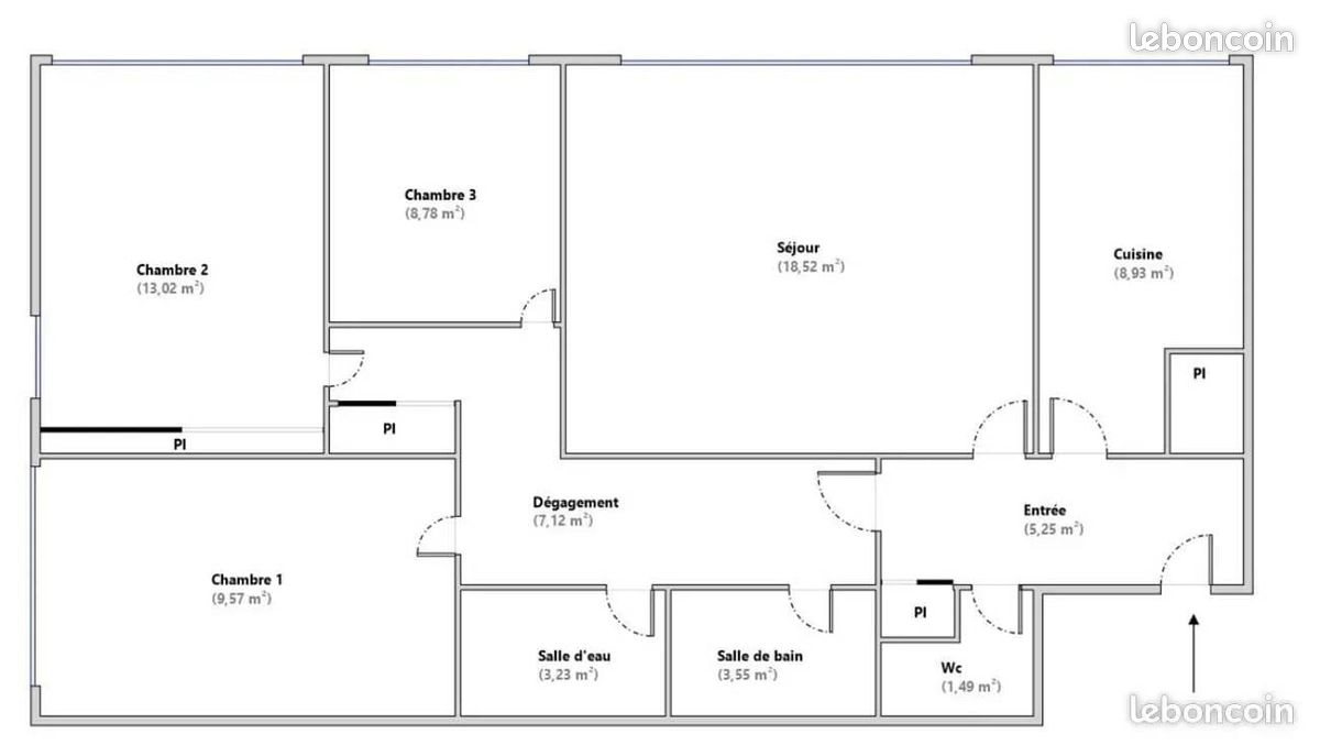 Appartement à vendre, 79m², Brunoy