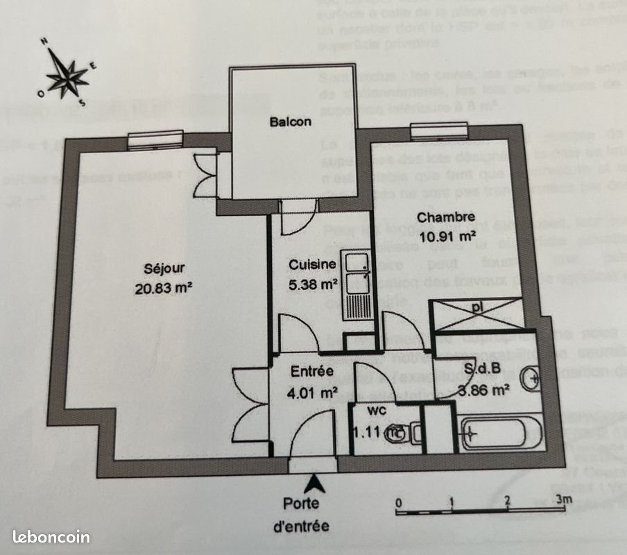Appartement à vendre, 46m², Montpellier