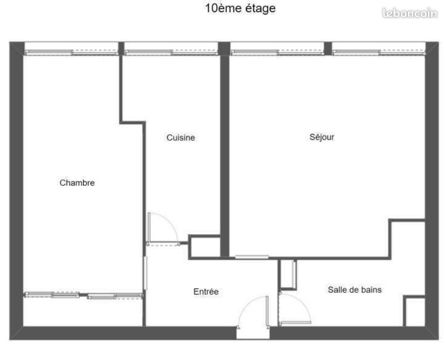 Appartement à louer, 47m², Toulouse